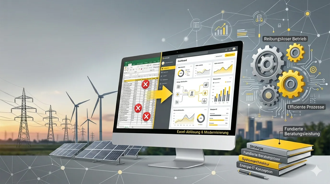 Modernisierung energiewirtschaftlicher Prozesse: Ablösung von Excel durch eine maßgeschneiderte Web-Applikation